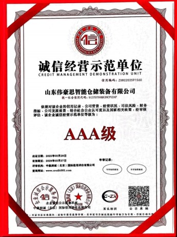 诚信经营示范单位