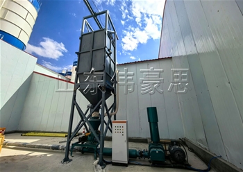 水泥吨袋自动拆包机+气力输送系统
