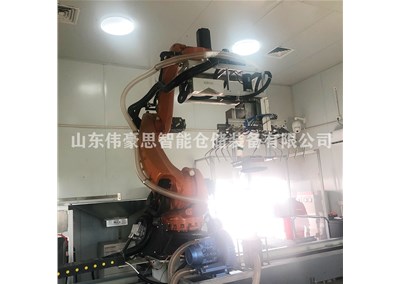 滑石粉全自动拆垛设备的工作形式