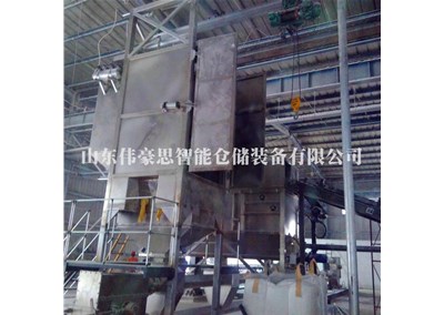氧化镁全自动吨袋拆包机的工作流程是什么？