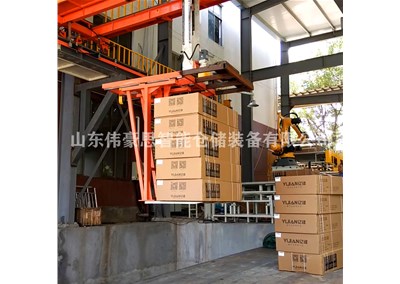 刹车片智能装车机械手 桁架式装车设备客户现场