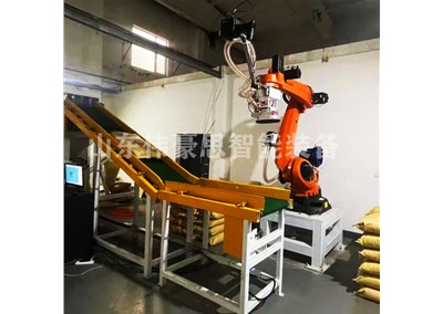 袋装珍珠粉机械手拆垛机 拆垛机器人工作现场