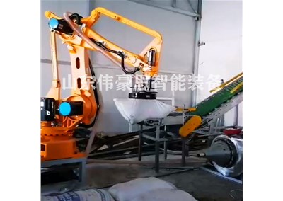 钛白粉全自动拆垛机 拆垛机器人工作流程