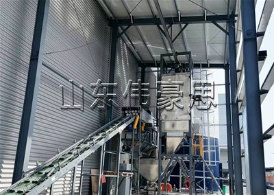 碳酸钠自动吨袋拆袋机 吨包破包机工作现场
