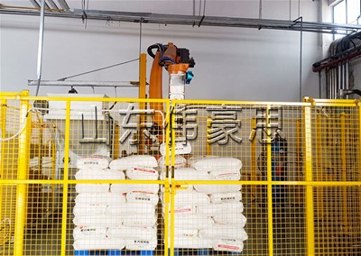 工业硫磺全自动破袋机 自动拆包机器人流程